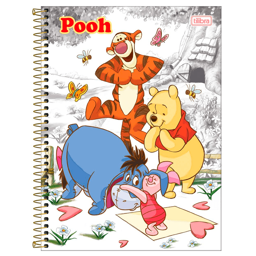 Caderno Universitario 1x1 80 Fls C.D. Tilibra - Pooh Core 4 Caderno Universitario 1x1 80 Fls C.D. Tilibra - Pooh Core 4